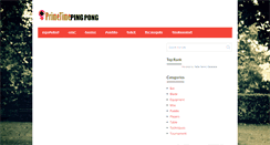 Desktop Screenshot of primetimepingpong.com