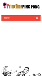 Mobile Screenshot of primetimepingpong.com
